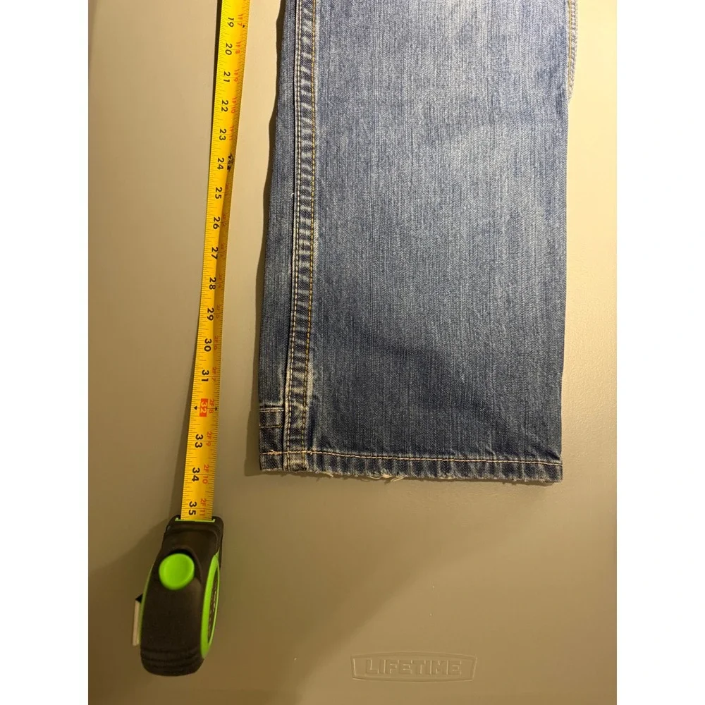 Ariat FR M4 Low Rise Boot Cut Mens Work Pants Blue Denim‎ Jeans 40x34 10017262